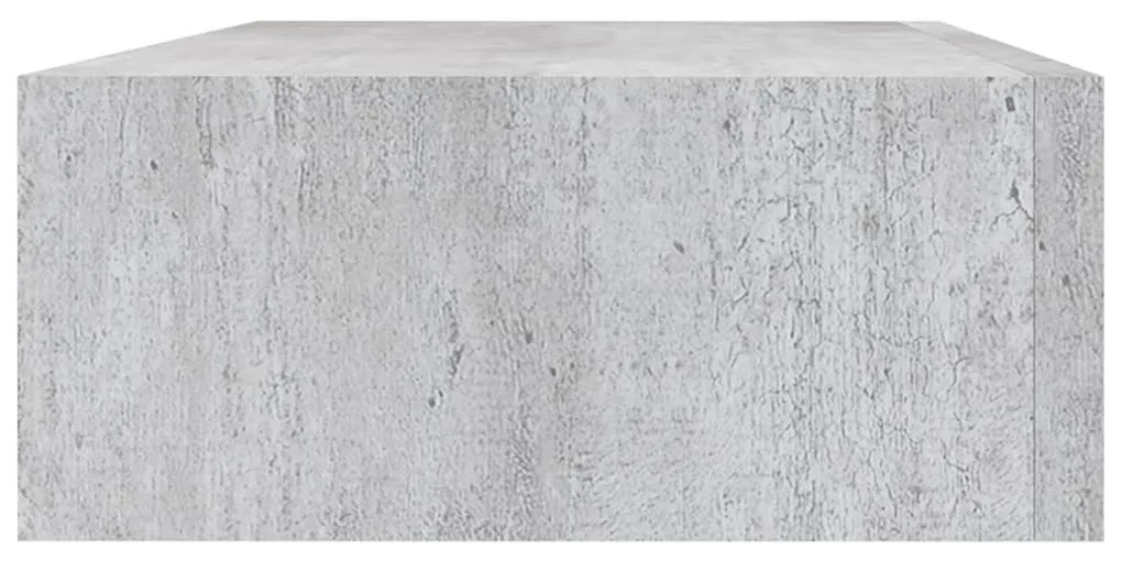 Ράφια Τοίχου Συρτάρια 2 τεμ. Γκρι Σκυρ. 40x23,5x10 εκ από MDF 330252