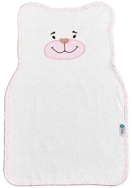 Σελτεδάκι Bebe Polycotton 46x70εκ. Bear Pink 11331