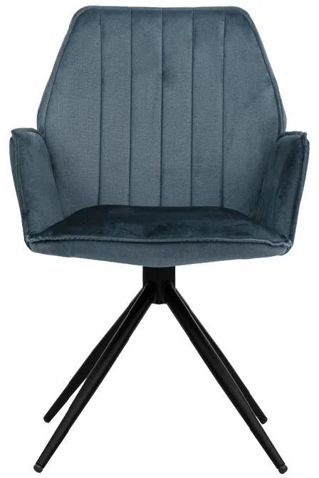 Καρέκλα Τραπεζαρίας Dorothee Μεταλλική Fylliana Σιέλ 58x46x91εκ. 2αδα 58x46x91 εκ.