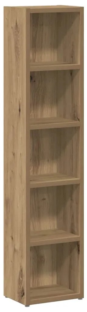 vidaXL Ντουλάπια CD 2 τεμ. Artisan Δρυς 21x16x93,5 εκ Επεξ. Ξύλο
