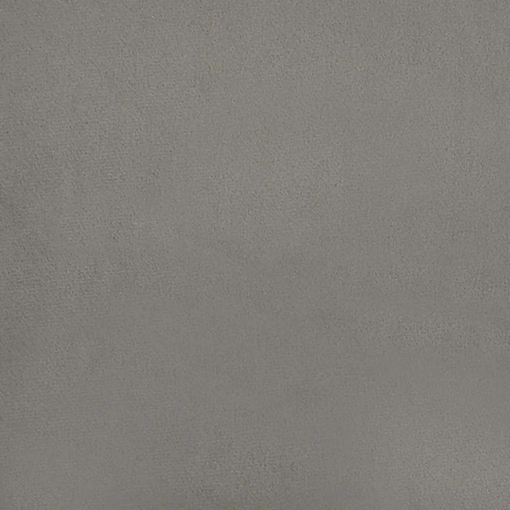 vidaXL Στρώμα με Pocket Springs Ανοιχτό Γκρι 140x210x20 εκ. Βελούδινο