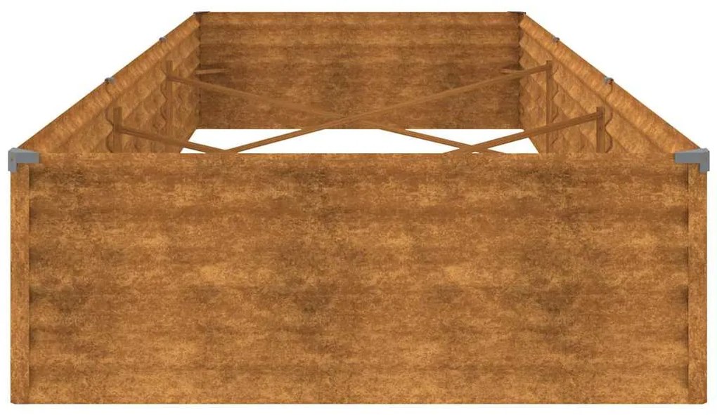 vidaXL Ζαρντινιέρα 291 x 100 x 36 εκ. από Ατσάλι Σκληρυθέν στον Αέρα
