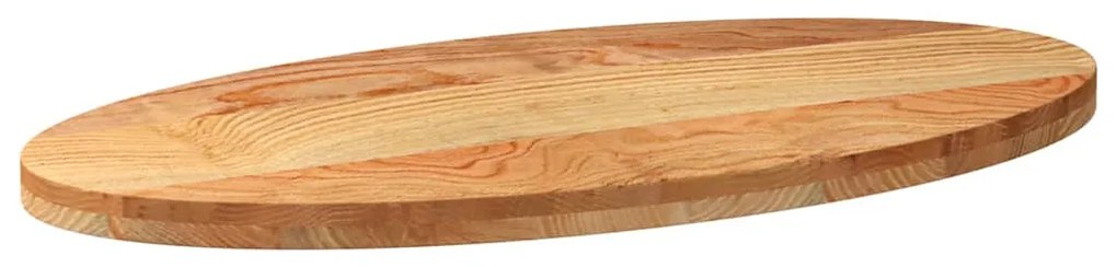 vidaXL Επιτραπέζια επιφάνεια Ανοιχτό Καφέ 100x50x4 εκ. Ξύλο Δρυός Οβάλ