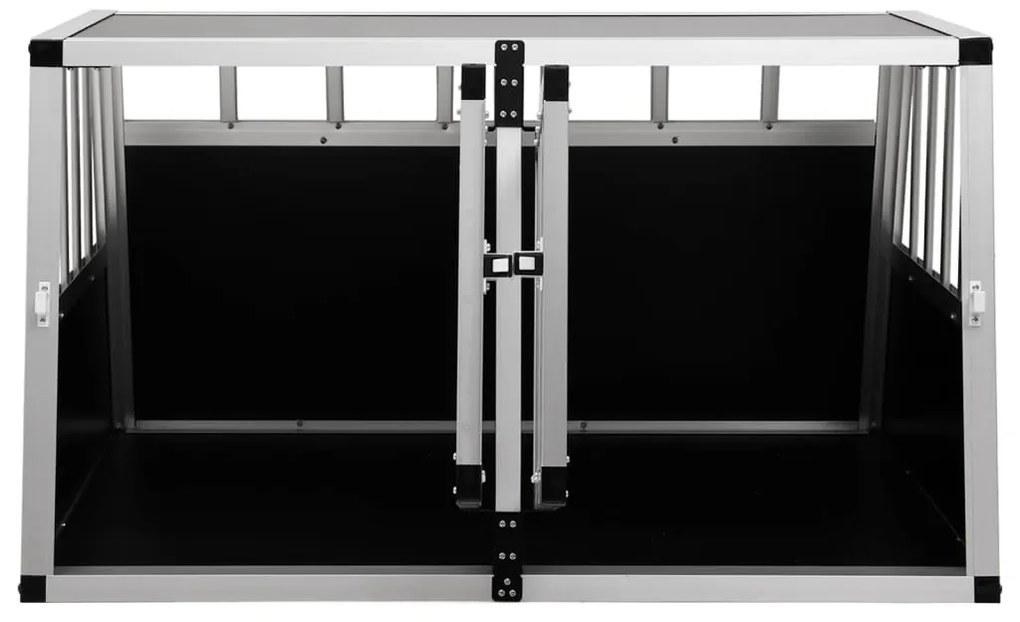 vidaXL Κλουβί Σκύλου με Διπλή Πόρτα 89 x 69 x 50 εκ.