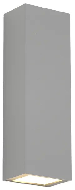 Φωτιστικό τοίχου Lanier LED 5W 3000K Outdoor Up-Down Adjustable Wall Lamp Grey D:12cmx4.1cm (80201031) - 80201031 - 1.5W - 20W - 80201031