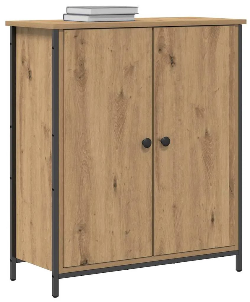 vidaXL Πλαϊνό γραφείο artisan δρυς 70 x 30 x 80 εκ. Επεξεργασμένο ξύλο