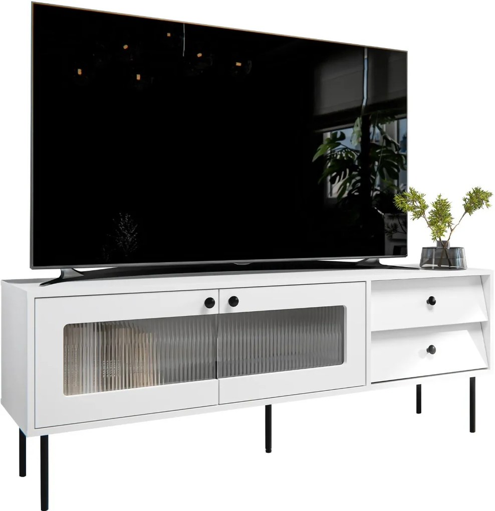 Έπιπλο τηλεόρασης Valerio 150-Leuko - 150.00Χ39.00Χ55.00cm