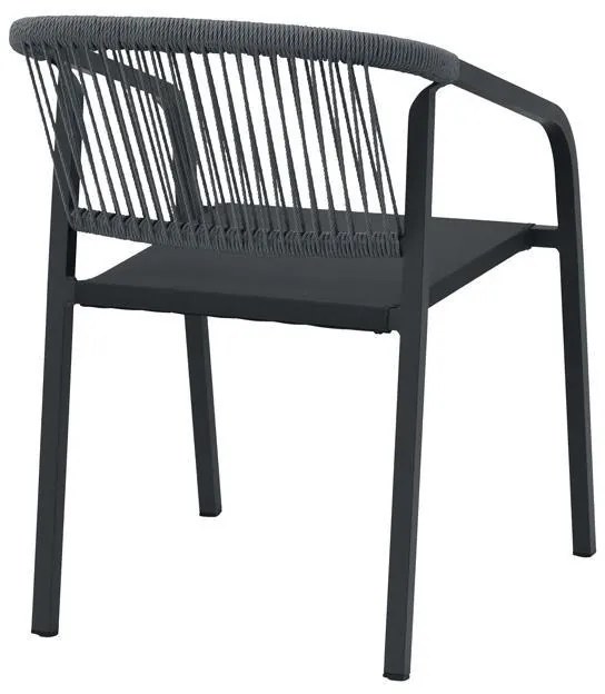 Καρέκλα Tangier Fylliana Γκρί 57x61x75 εκ. 57x61x75 εκ.