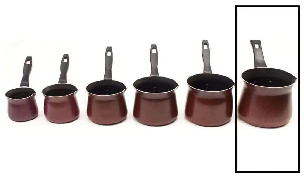 Μπρίκι Αντικολλητικό Νο 6 SK01000450 450ml Bordeaux Max Home Aluminium