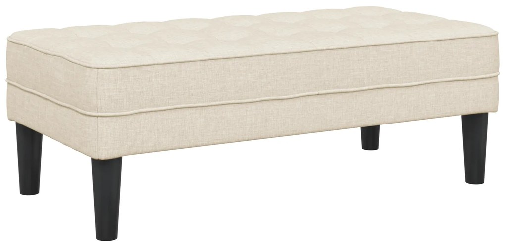 vidaXL Παγκάκι Λινό 113x57x39 εκ