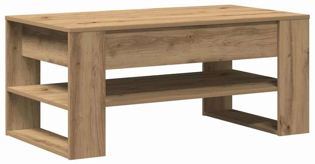 vidaXL Τραπεζάκι σαλονιού artisan δρυς 102 x 55 x 45 εκ.