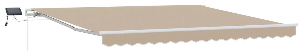 vidaXL Τέντα with Μπεζ 400 x 300 εκ Μπεζ