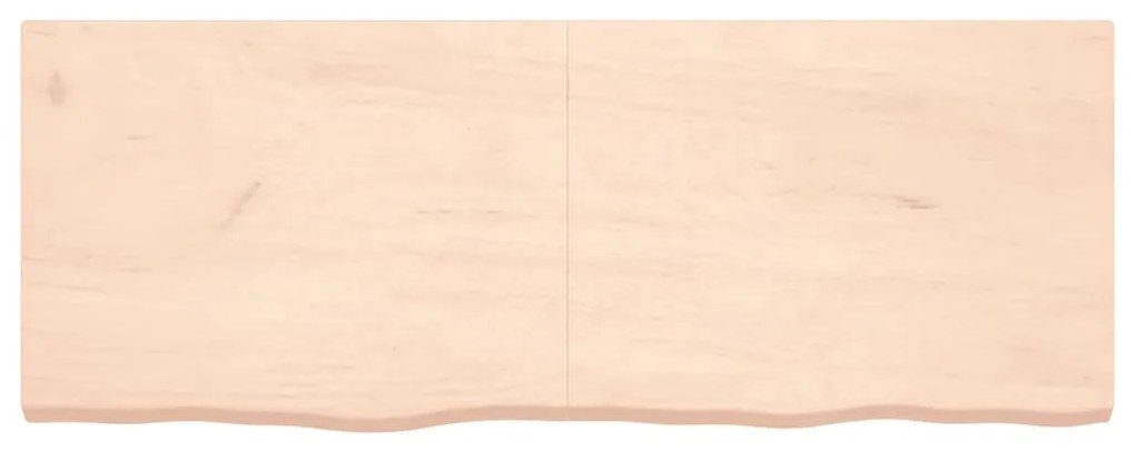 vidaXL Πάγκος Μπάνιου 160x60x(2-6) εκ. από Ακατέργαστο Μασίφ Ξύλο