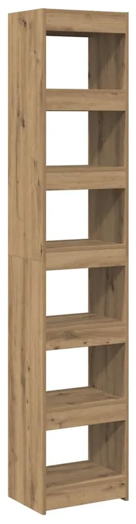 vidaXL Ντουλάπι βιβλίων/διαχωριστικό δωματίου Artisan Oak 40x30x198 cm