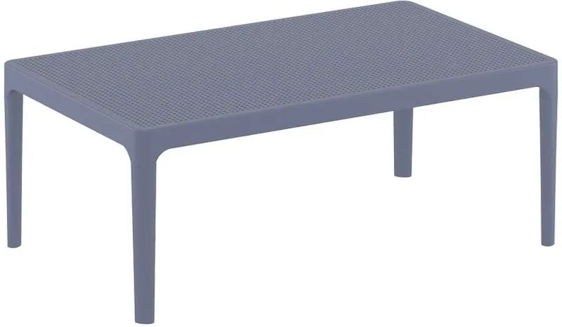 SKY DARK GREY 100Χ60Χ40εκ. ΤΡΑΠΕΖΙ ΠΟΛ/ΝΙΟΥ