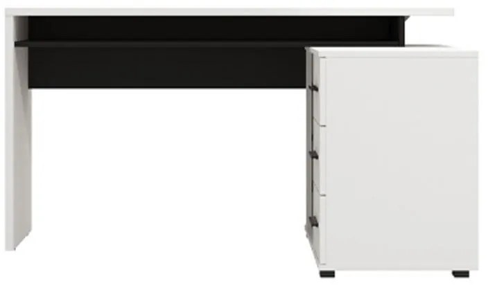 Γραφείο Arhimed Λευκό - Μαύρο 138x102x75 εκ.