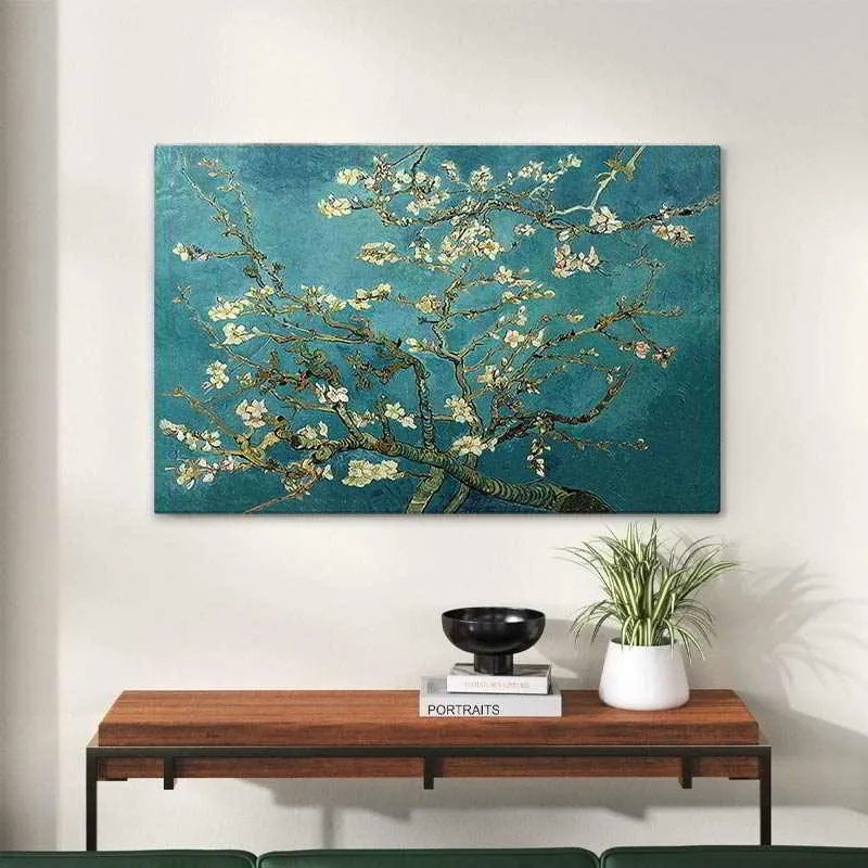 Πίνακας σε καμβά Blooming Flowers&quot; Megapap ψηφιακής εκτύπωσης 100x70x3εκ.&quot;