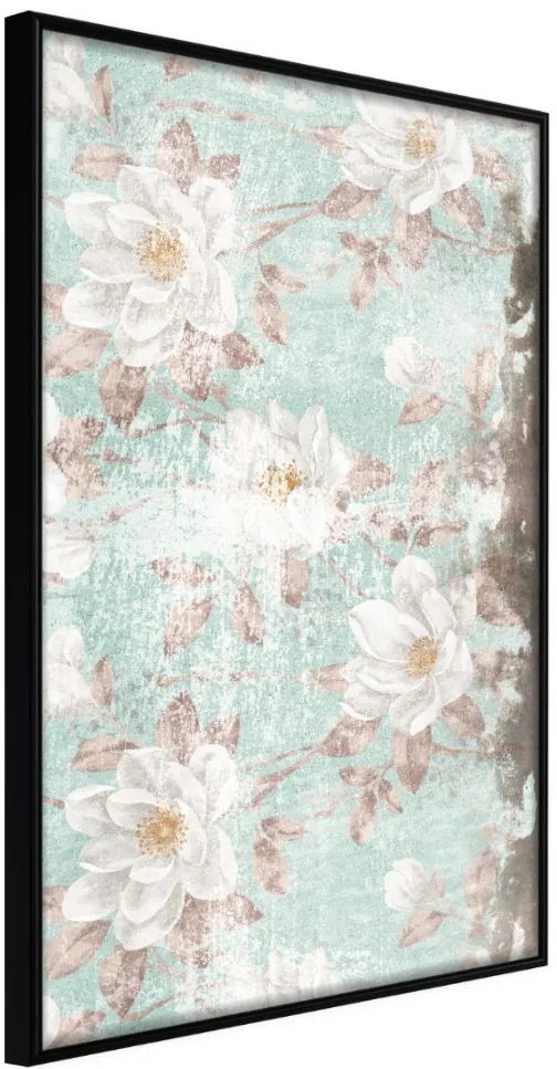 Αφίσα - Floral Muslin - 20x30 - Μαύρο - Χωρίς πασπαρτού