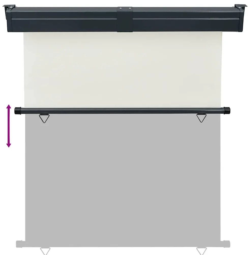 vidaXL Σκίαστρο Βεράντας Πλαϊνό Κρεμ 175 x 250 εκ.
