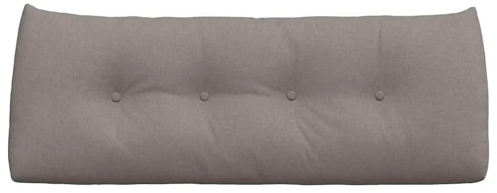 vidaXL Μαξιλάρι Πλάτης Taupe 120 x 24 x 50 εκ ύφασμα
