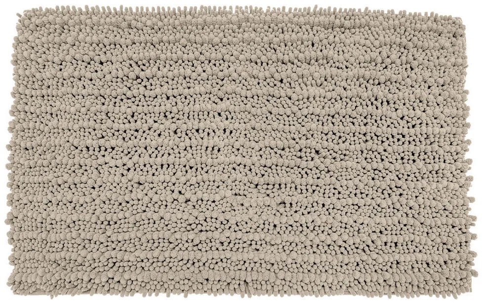 Estia 02-20750 Shaggy Πατάκι Μπάνιου 80x50εκ., Taupe