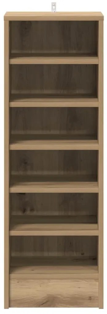 vidaXL Ντουλάπι παπουτσιών Artisan Oak 32x35x92 cm Κατασκευασμένο ξύλο