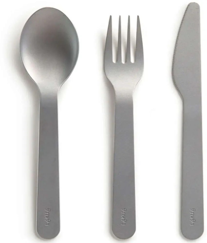 Μαχαιροπίρουνα To Go (Σετ 3Τμχ) 881442 Inox Lékué Steel,Siliecone