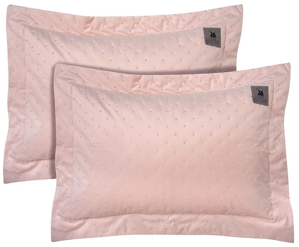 Ζεύγος Μαξιλαροθήκες Oxford (50x70) Greenwich Polo Club Classic 3431 Pink