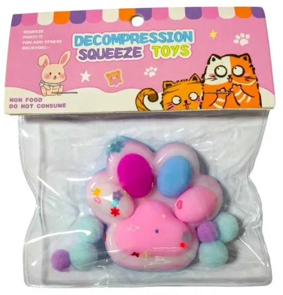 Πατούσα Antistress Squishy - Σετ 16τεμ - GA524-6