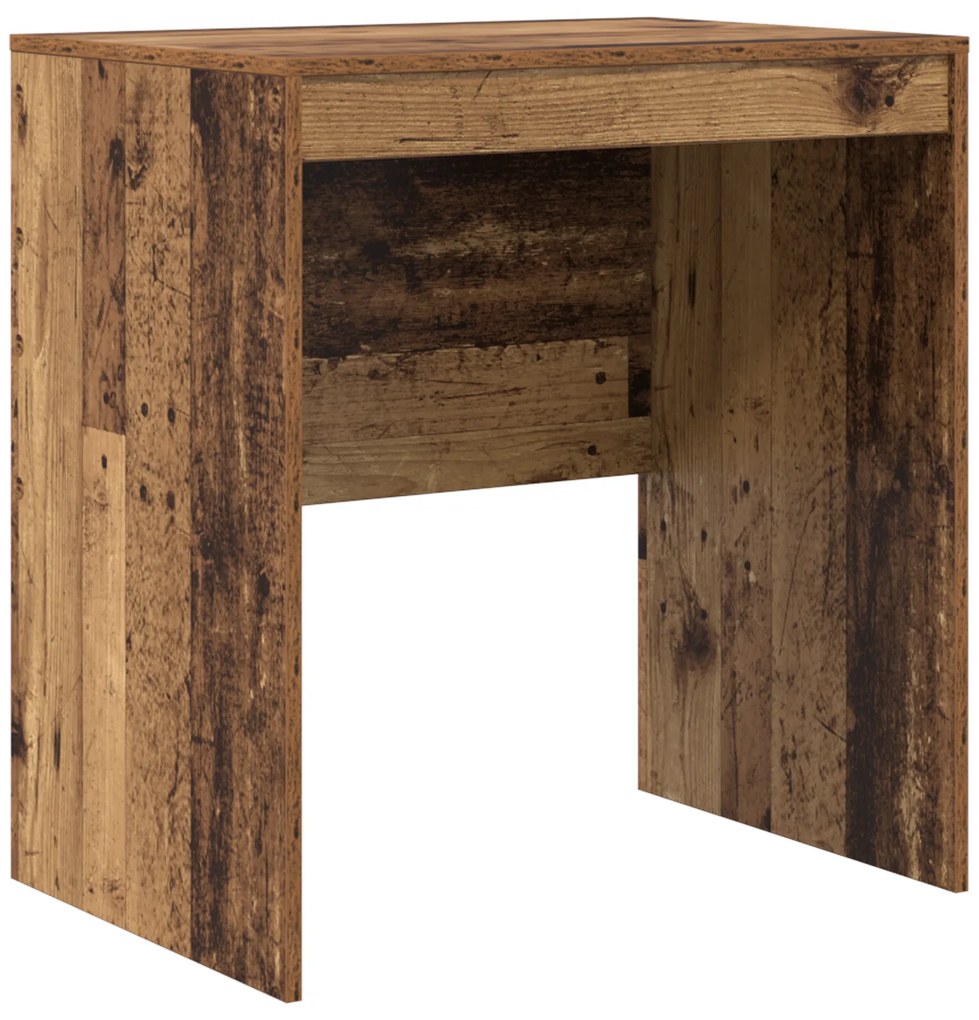 vidaXL Γραφείο Γραφής Παλιό ξύλο MDF 70 x 50 x 76 εκ. Απλό