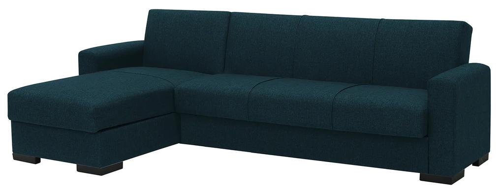 Καναπές Κρεβάτι Γωνιακός ArteLibre JOSE Μπλε 270x150x86cm