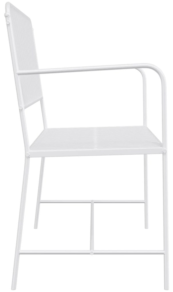 vidaXL Πάγκος Λευκό Μέταλλο 103.5 x 51.5 x 90 εκ. Ανθεκτικός