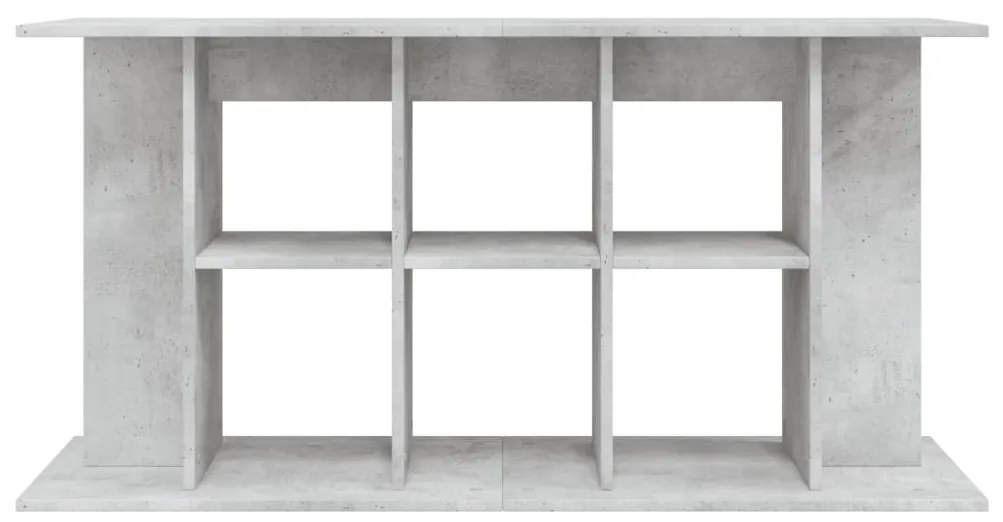 vidaXL Βάση Ενυδρείου Γκρι Σκυροδ. 120x40x60 εκ. Επεξεργασμένο Ξύλο