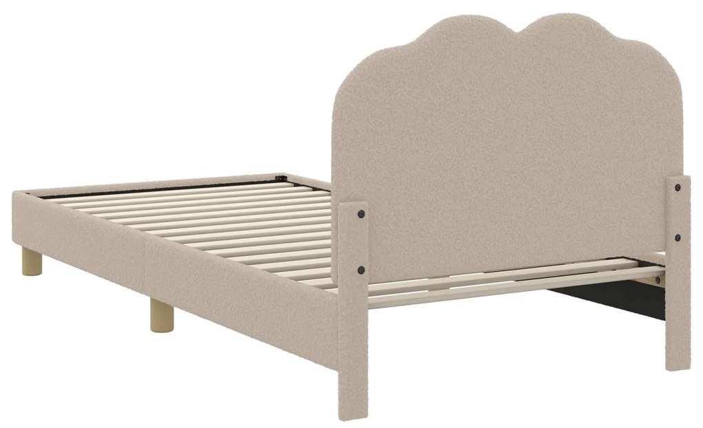 vidaXL Κρεβάτι Παιδικής Κρεβατοκάμαρας με Κεφαλάκι Ανοιχτό γκρι