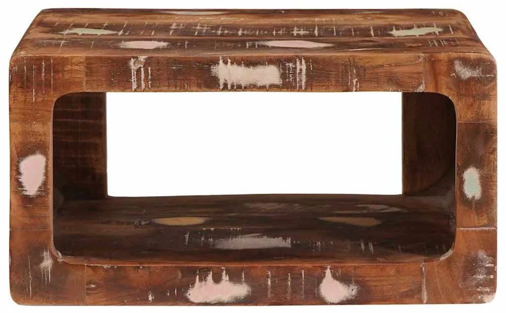 vidaXL Κομοδίνο 2 pcs Καφέ 45 x 30 x 24 εκ. Στερεό Ανακτηθέν Ξύλο