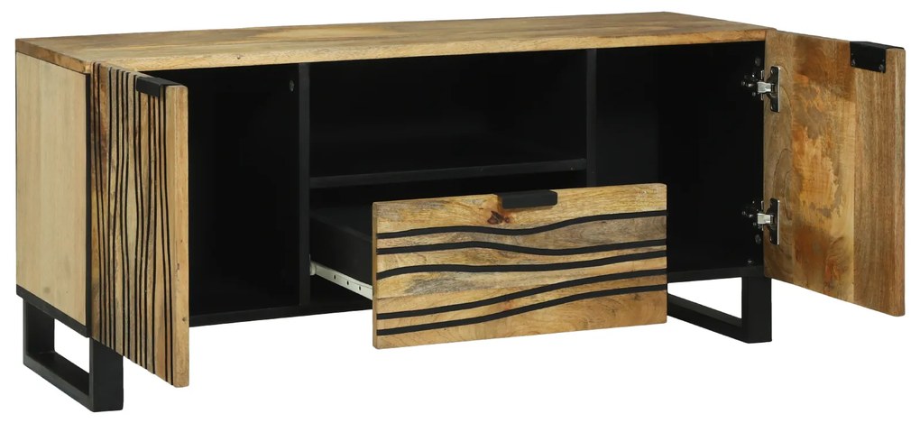 vidaXL Ντουλάπα Τηλεόρασης 105x33.5x46 cm Μασίφ Ξύλο Μάνγκο