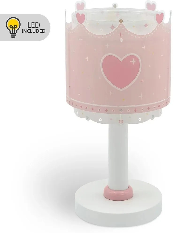 Επιτραπέζιο Φωτιστικό Παιδικό Little Queen 61101N G4 15x30cm Pink Ango