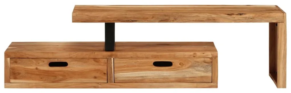 vidaXL Βάση Τηλεόρασης (118-200) x 30x40 εκ. από Μασίφ Ξύλο Ακακίας