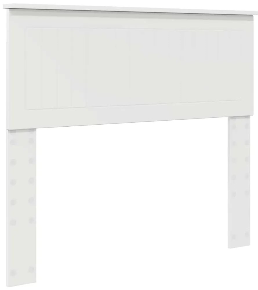 vidaXL Κεφαλάρι με κεφαλάρι Λευκό 100 cm Επεξεργασμένο ξύλο