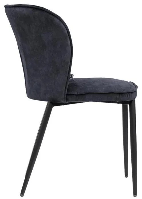 Καρέκλα Τραπεζαρίας Silvana Μεταλλική Fylliana Γκρί 56x43x84εκ. 2αδα 56x43x84 εκ.