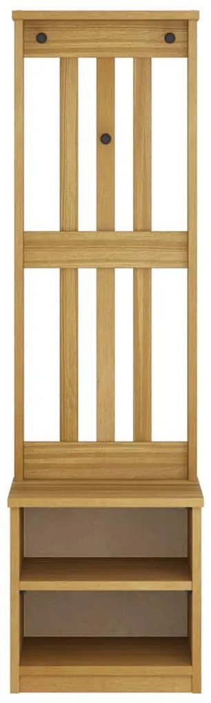vidaXL Δέντρο χωλ "SANDNES" 45x40x159,5 εκ.Πεύκο μασίφ ξύλο