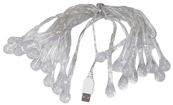 LED λαμπάκια USB θερμό φως 3Μ - LED USB color light strip warm light