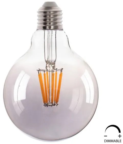 ΛΑΜΠΤΗΡΑΣ GLOBO LED FILAMENT 8W E27 3000K ΦΙΜΕ DIMMABLE HM4050.03