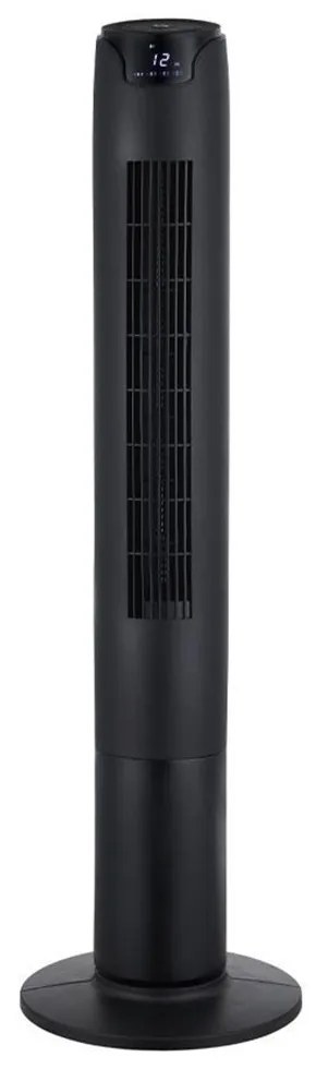 Ανεμιστήρας Δαπέδου Πύργος Airloom 06-30148 Με Τηλεχειριστήριο &amp; Χρονοδιακόπτη 45W 116cm Black Estia
