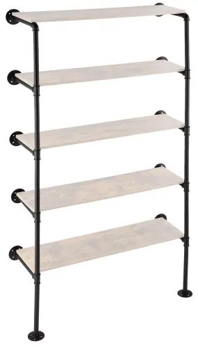 VEVOR Industrial Pipe Shelf 5 Tier 2PCS 11.8in W Wall-Mount Planks NOT Included