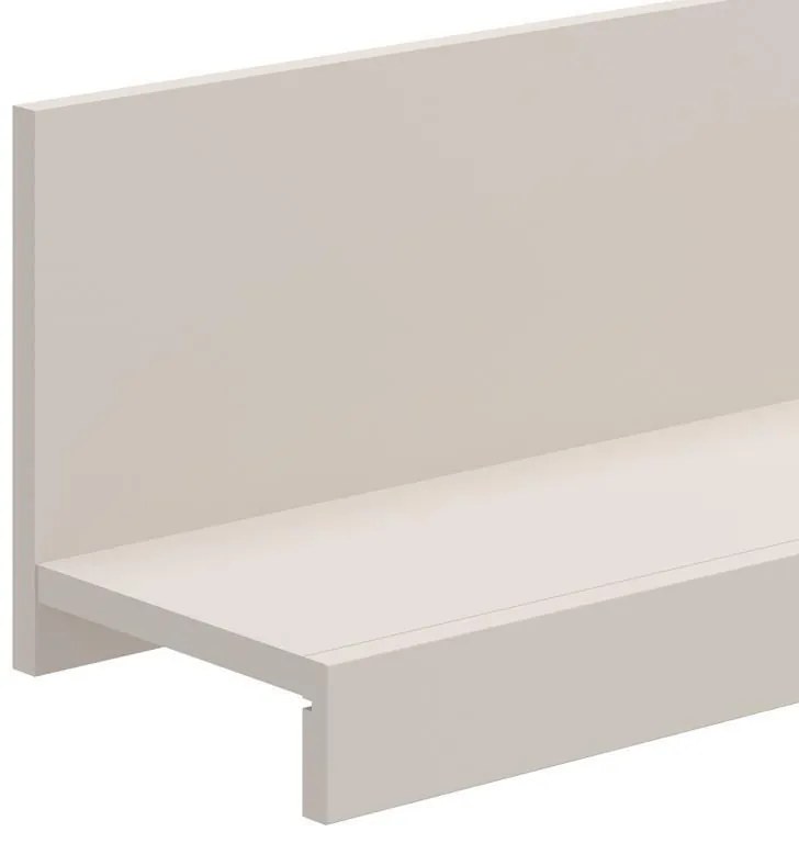 Ράφι Τοίχου WARWICK ZP Χρώμα Cashmere - Cashmere Matt Foil 138x20x24εκ. 138x20x24 εκ.