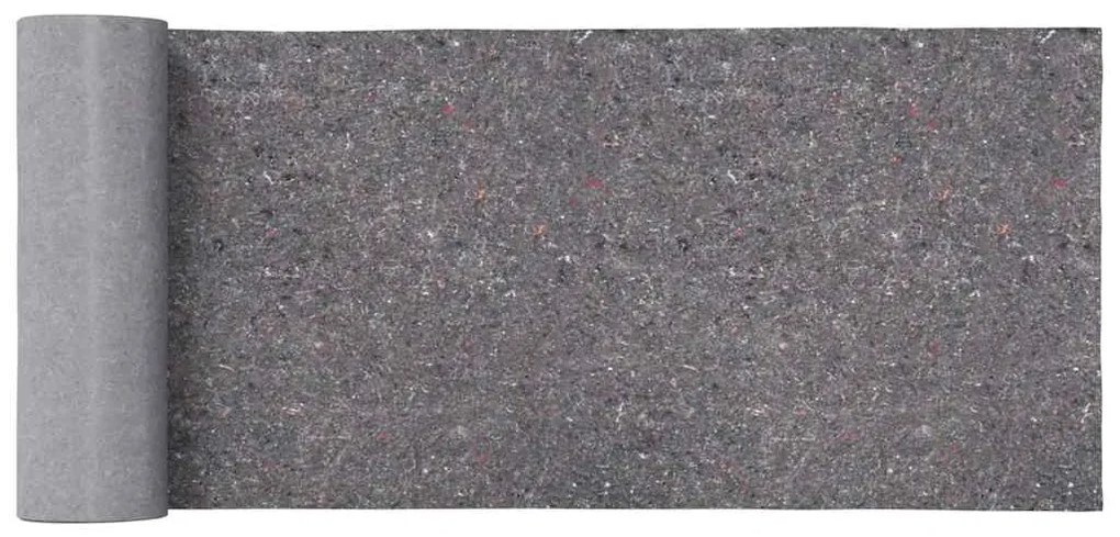 vidaXL Αντιολισθητικό μαλλί ζωγράφου 50 m 220 g/m² Γκρι
