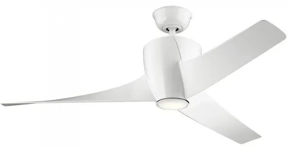 Ανεμιστήρας Οροφής 69,9W Φωτιστικό LED 10W Τηλεχειριστήριο Phree Elstead Lighting KLF-PHREE-56-WHT Λευκό