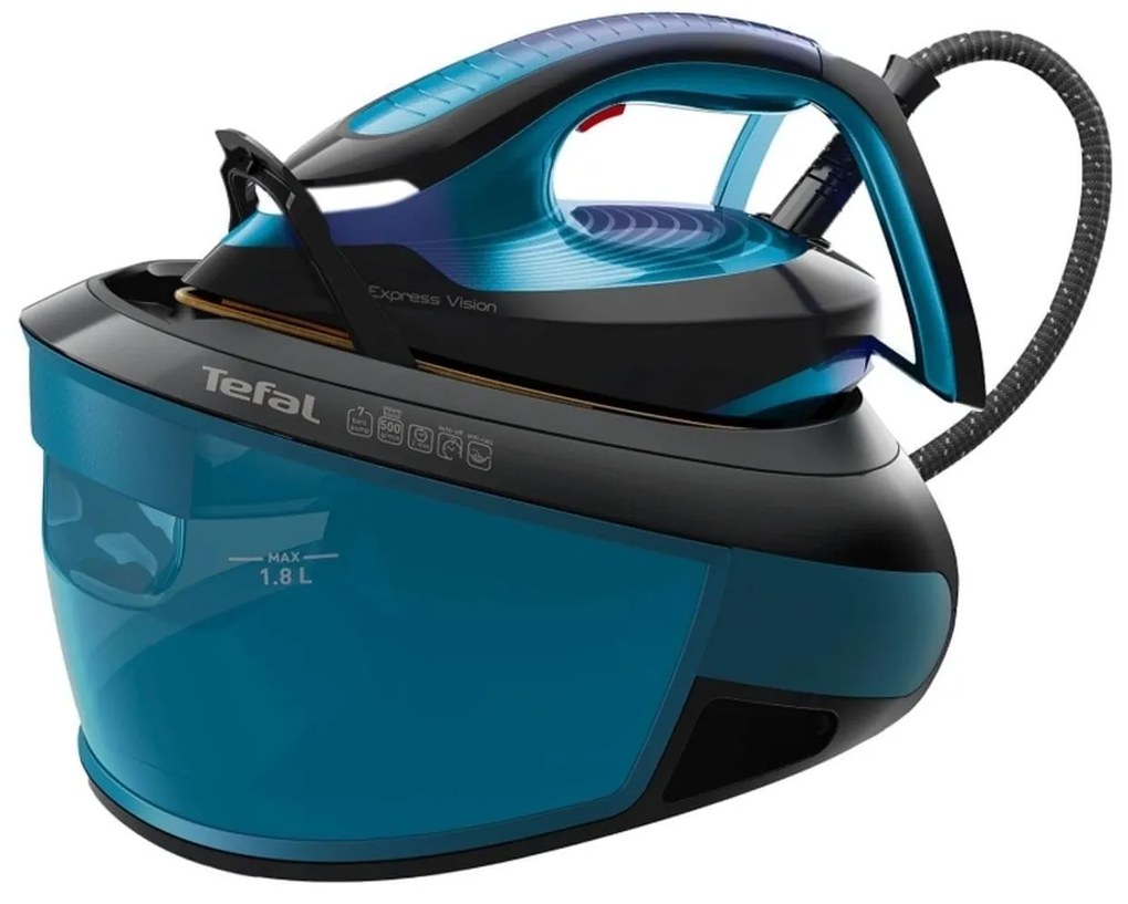 Σύστημα σιδερώματος Tefal Express Vision SV8151E0 με ισχύ 2800W, πίεση 7bar και χωρητικότητα 1.8L