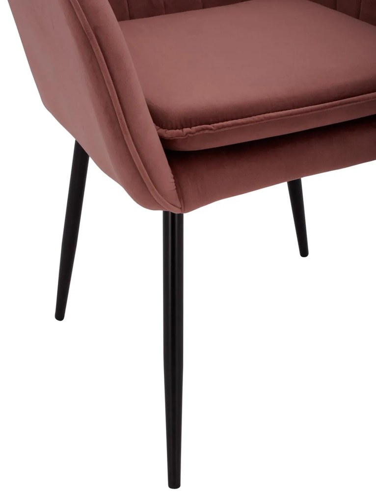 Καρέκλα SAWYER Βελούδο Σάπιο μήλο 53x60x76Υ εκ. 2αδα 53x60x75 εκ.